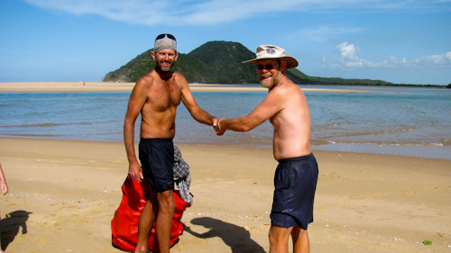 Chummy and Alan at Kosi Bay