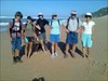 Group walk to Myoli Beach